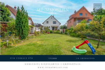 Einfamilienhaus mit großem Garten (Baugrundstück) in Bestlage von Erzhausen!, 64390 Erzhausen, Einfamilienhaus