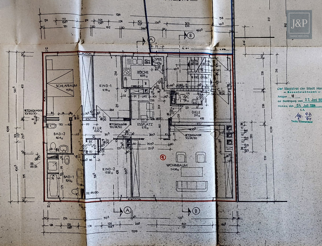 Wohn & Gewerbekombi! Energetisches MFH (290qm) mit Gewerbeeinheit (570qm) - je voll unterkellert - Wohnhaus OG Hanau