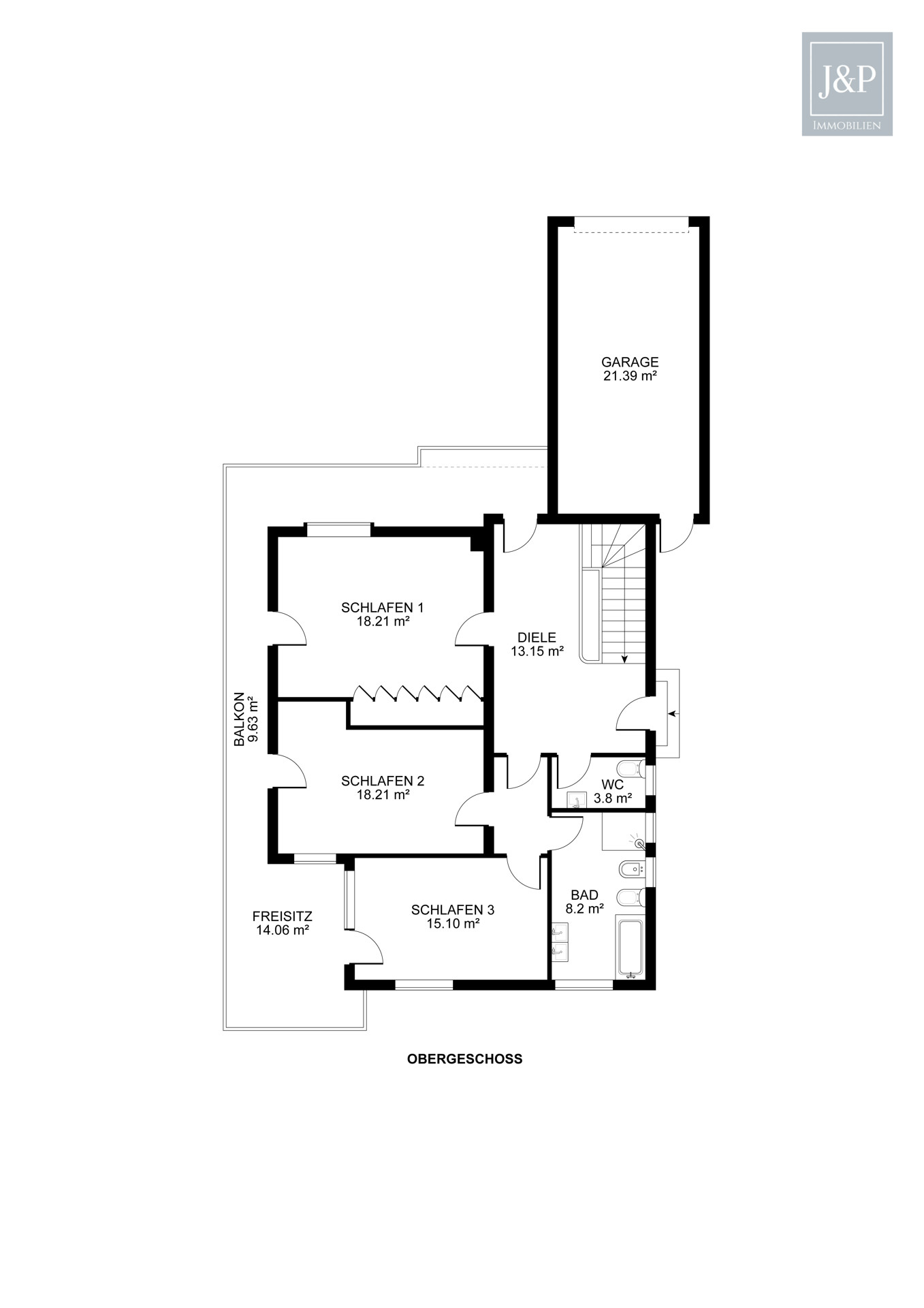 Freistehendes Einfamilienhaus in traumhafter Lage mit unverbaubarer Aussicht! - Floorplan 08-02