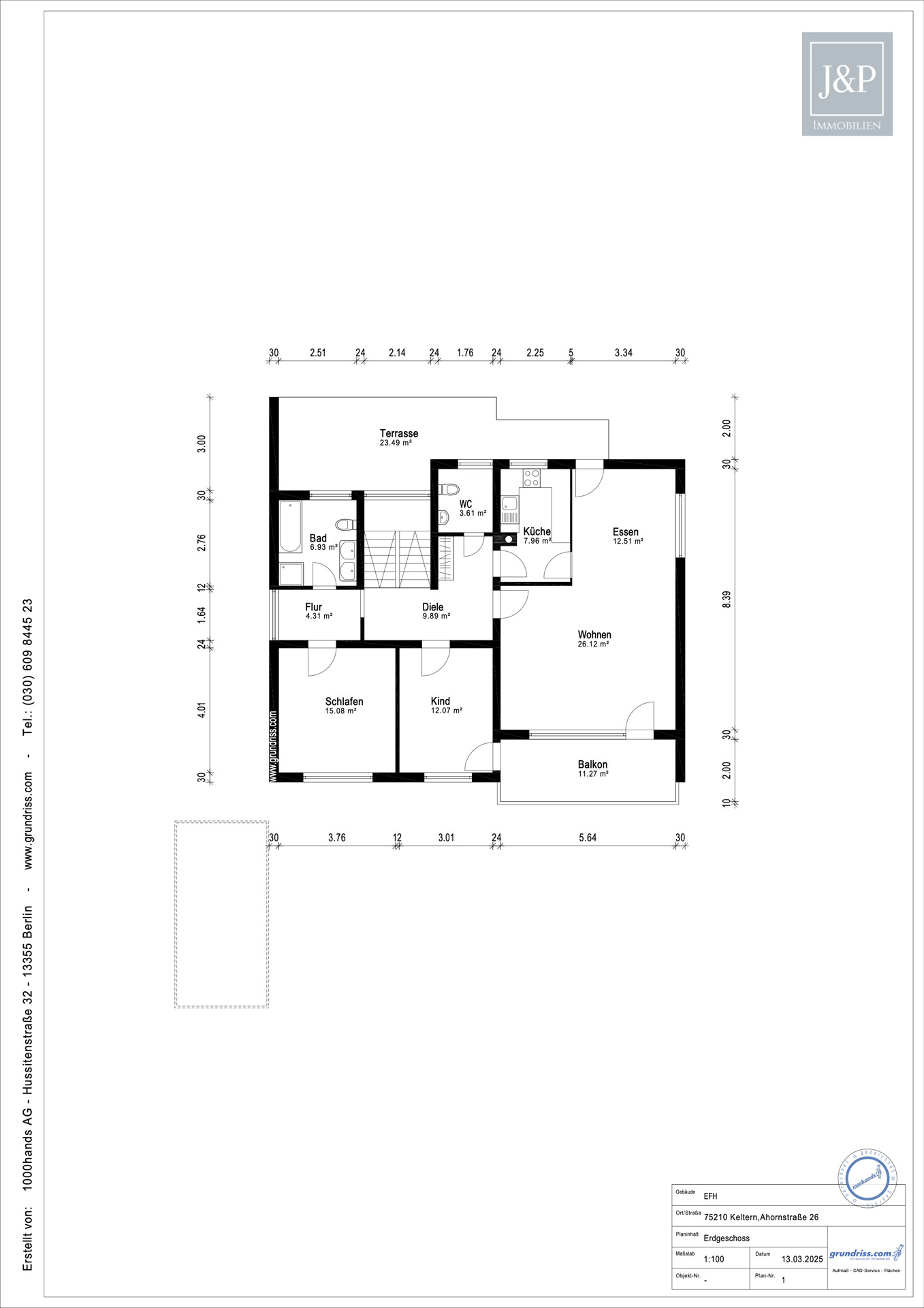 Idyllisches Einfamilienhaus in begehrter Lage mit großem Garten und unverbaubarem Naturblick - Grundriss OG