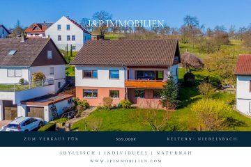 Idyllisches Einfamilienhaus in begehrter Lage mit großem Garten und unverbaubarem Naturblick, 75210 Keltern, Einfamilienhaus