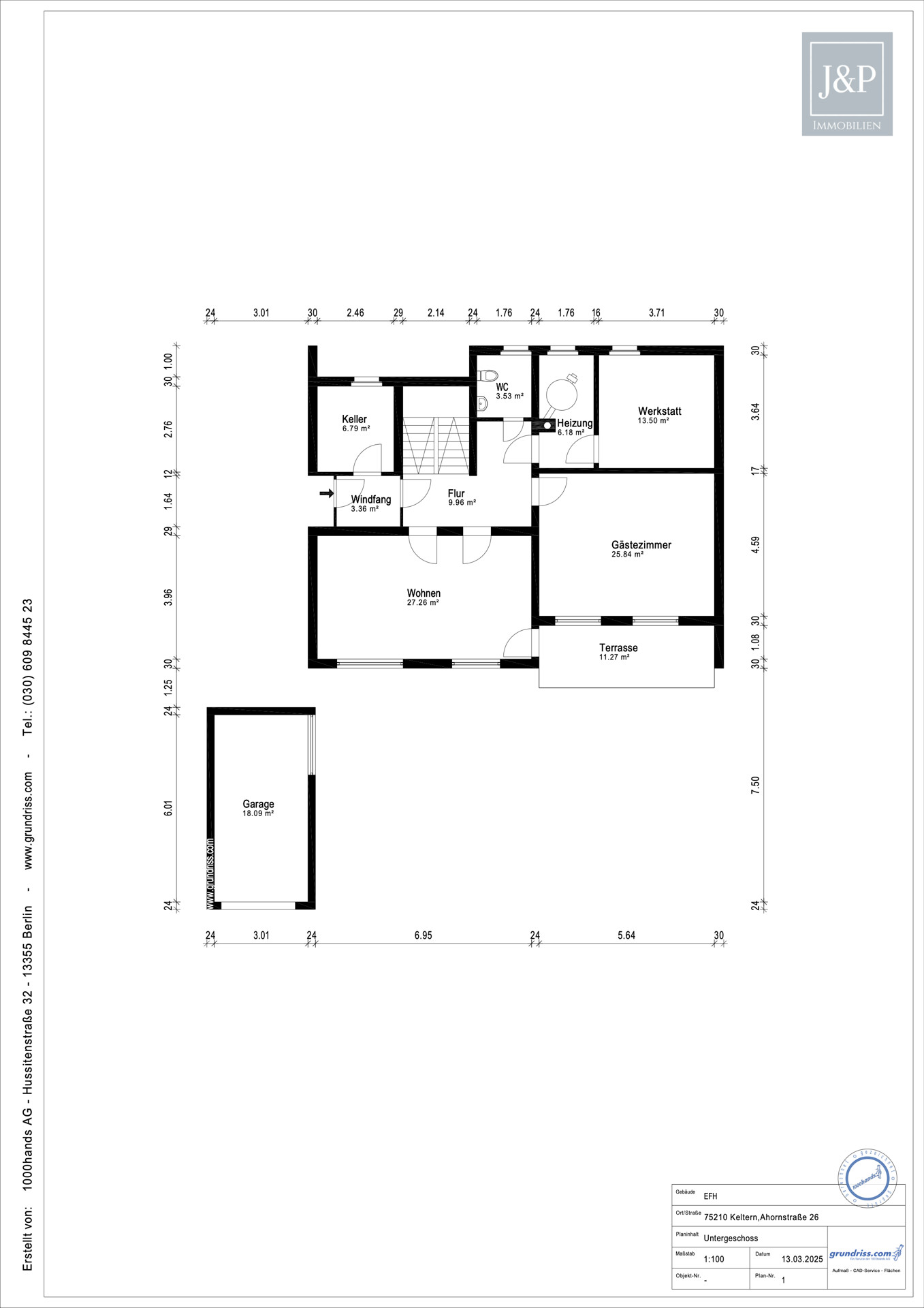 Idyllisches Einfamilienhaus in begehrter Lage mit großem Garten und unverbaubarem Naturblick - Grundriss EG