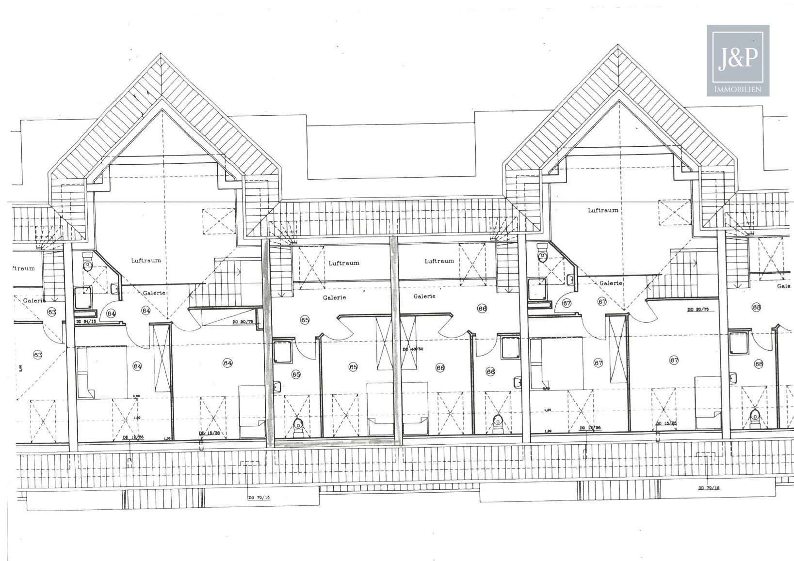 Lichtdurchflutete Maisonettewohnung mit traumhaftem Blick ins Grüne in Rüsselsheim - Grundriss 2. Geschoss