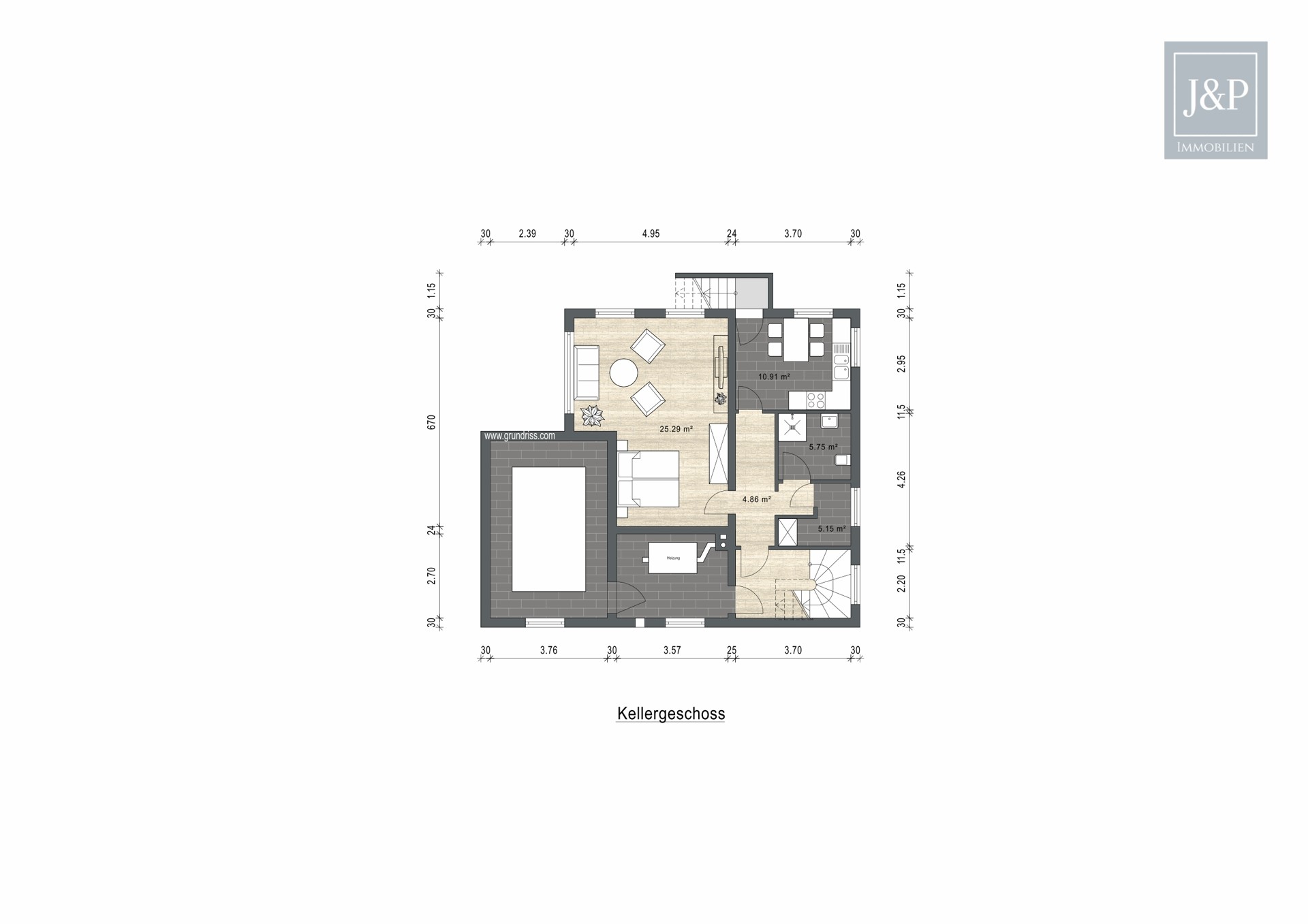 2018 vollmodernisiertes 2 Familienhaus / EFH mit Westterrasse, Feldrandlage und Souterrainabteil - Goddelau UG