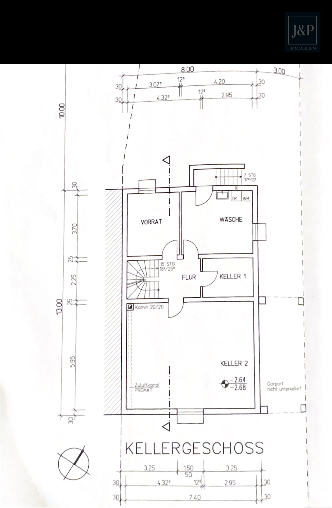 Architektonisches Highlight: Großzügige Doppelhaushälfte mit Luftraum & Smarthome - Keller