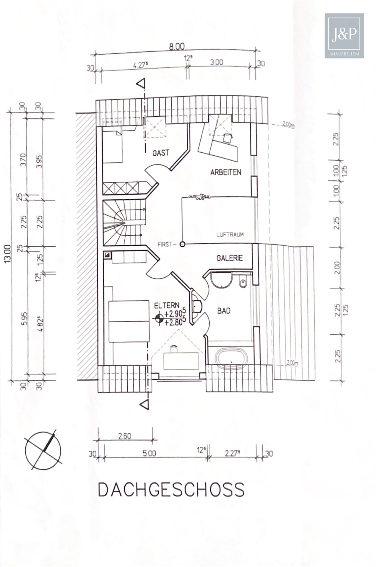 Architektonisches Highlight: Großzügige Doppelhaushälfte mit Luftraum & Smarthome - Dachgeschoss