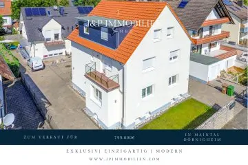 Top-Saniertes Zweifamilienhaus mit 125 qm Maisonettewohnung im Herzen von Maintal, 63477 Maintal, Zweifamilienhaus